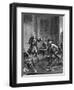 Voltaire and Friedrich Ii-Ludovic Mouchot-Framed Art Print