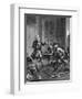 Voltaire and Friedrich Ii-Ludovic Mouchot-Framed Art Print