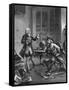 Voltaire and Friedrich Ii-Ludovic Mouchot-Framed Stretched Canvas