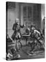 Voltaire and Friedrich Ii-Ludovic Mouchot-Stretched Canvas