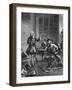Voltaire and Friedrich Ii-Ludovic Mouchot-Framed Art Print