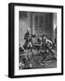 Voltaire and Friedrich Ii-Ludovic Mouchot-Framed Art Print