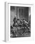 Voltaire and Friedrich Ii-Ludovic Mouchot-Framed Art Print