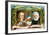 Voltaire and Victor Hugo, C1900-null-Framed Giclee Print