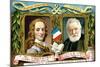 Voltaire and Victor Hugo, C1900-null-Mounted Giclee Print