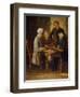 Voltaire at a Chess Table, Between 1750 and 1775-Jean Huber-Framed Giclee Print