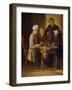 Voltaire at a Chess Table, Between 1750 and 1775-Jean Huber-Framed Giclee Print