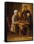 Voltaire at Chess-Jean Huber-Framed Stretched Canvas
