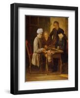 Voltaire at Chess-Jean Huber-Framed Giclee Print