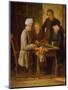 Voltaire at Chess-Jean Huber-Mounted Giclee Print