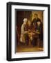 Voltaire at Chess-Jean Huber-Framed Premium Giclee Print