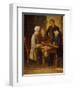 Voltaire at Chess-Jean Huber-Framed Premium Giclee Print