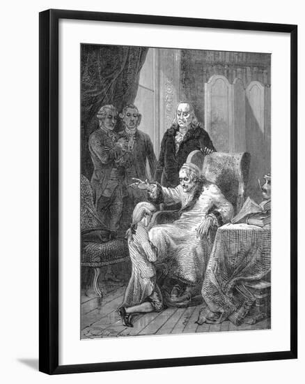 Voltaire Blessing Child-null-Framed Giclee Print