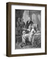 Voltaire Blessing Child-null-Framed Giclee Print