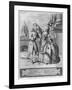 Voltaire Crowned by Mademoiselle Clairon, Engraved by Jean Victor (B.1718) 1791 (Engraving)-Claude Louis Desrais-Framed Giclee Print