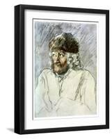 Voltaire, French Writer, 18th Century-Jean Huber-Framed Giclee Print
