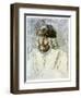 Voltaire, French Writer, 18th Century-Jean Huber-Framed Giclee Print