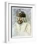 Voltaire, French Writer, 18th Century-Jean Huber-Framed Giclee Print