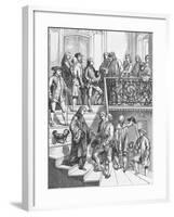 Voltaire's Staircase Engraving-null-Framed Giclee Print