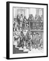 Voltaire's Staircase Engraving-null-Framed Giclee Print