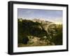 Voltera, le Municipe-Jean-Baptiste-Camille Corot-Framed Giclee Print