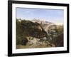 Volterra, 1834-Jean-Baptiste-Camille Corot-Framed Giclee Print