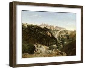 Volterra, Italy, 1834-Jean-Baptiste-Camille Corot-Framed Giclee Print