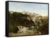 Volterra, Italy, 1834-Jean-Baptiste-Camille Corot-Framed Stretched Canvas