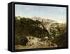 Volterra, Italy, 1834-Jean-Baptiste-Camille Corot-Framed Stretched Canvas