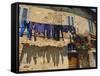 Volterra, Tuscany, Italy. Washing Hanging on a Line-Fraser Hall-Framed Stretched Canvas