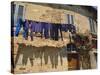 Volterra, Tuscany, Italy. Washing Hanging on a Line-Fraser Hall-Stretched Canvas