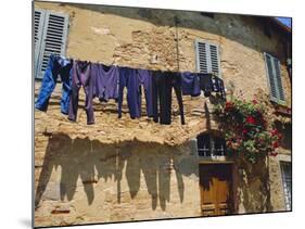 Volterra, Tuscany, Italy. Washing Hanging on a Line-Fraser Hall-Mounted Photographic Print