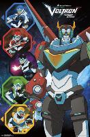 VOLTRON - DEFENDER OF THE UNIVERSE-null-Lamina Framed Poster