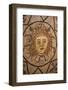 Volubilis, Morocco. Ancient sun face mosaic tile-Jolly Sienda-Framed Photographic Print