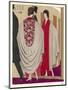 Voluminous Cape Like Evening Coat by Paul Poiret-A.e. Marty-Mounted Art Print