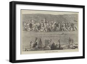 Volunteer Camp of Exercise in India-null-Framed Giclee Print