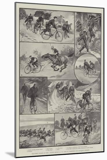 Volunteer Cyclists at Work-Sir Frederick William Burton-Mounted Giclee Print