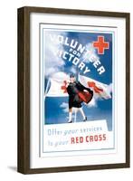 Volunteer for Victory: Offer Your Services to Your Red Cross-Toni Frissell-Framed Art Print