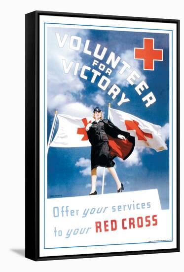 Volunteer for Victory: Offer Your Services to Your Red Cross-Toni Frissell-Framed Stretched Canvas