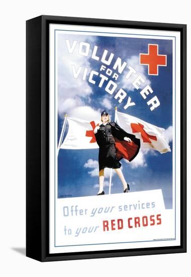 Volunteer for Victory: Offer Your Services to Your Red Cross-Toni Frissell-Framed Stretched Canvas