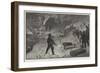 Volunteer Life Brigade, Sending a Rocket to a Wrecked Ship-null-Framed Giclee Print