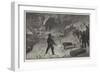 Volunteer Life Brigade, Sending a Rocket to a Wrecked Ship-null-Framed Giclee Print