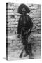 Volunteer Mexican Soldier with Rifle Photograph - Mexico-Lantern Press-Stretched Canvas