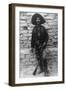 Volunteer Mexican Soldier with Rifle Photograph - Mexico-Lantern Press-Framed Art Print