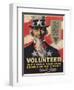 Volunteer Recruitment Poster-Arthur N. Edrop-Framed Giclee Print