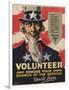 Volunteer Recruitment Poster-Arthur N. Edrop-Framed Giclee Print