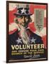 Volunteer Recruitment Poster-Arthur N. Edrop-Framed Giclee Print