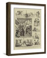 Volunteering in British Burmah, to Insein with the Moulmein Rifles-Godefroy Durand-Framed Giclee Print