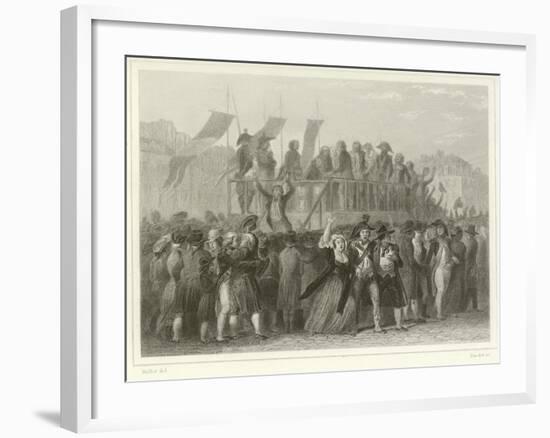 Volunteers Enlisting-Denis Auguste Marie Raffet-Framed Giclee Print