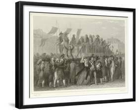 Volunteers Enlisting-Denis Auguste Marie Raffet-Framed Giclee Print